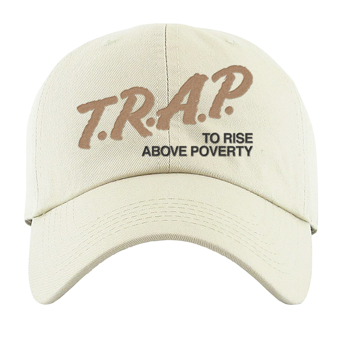 Afrobeats 7s Dad Hat | Trap To Rise Above Poverty, White