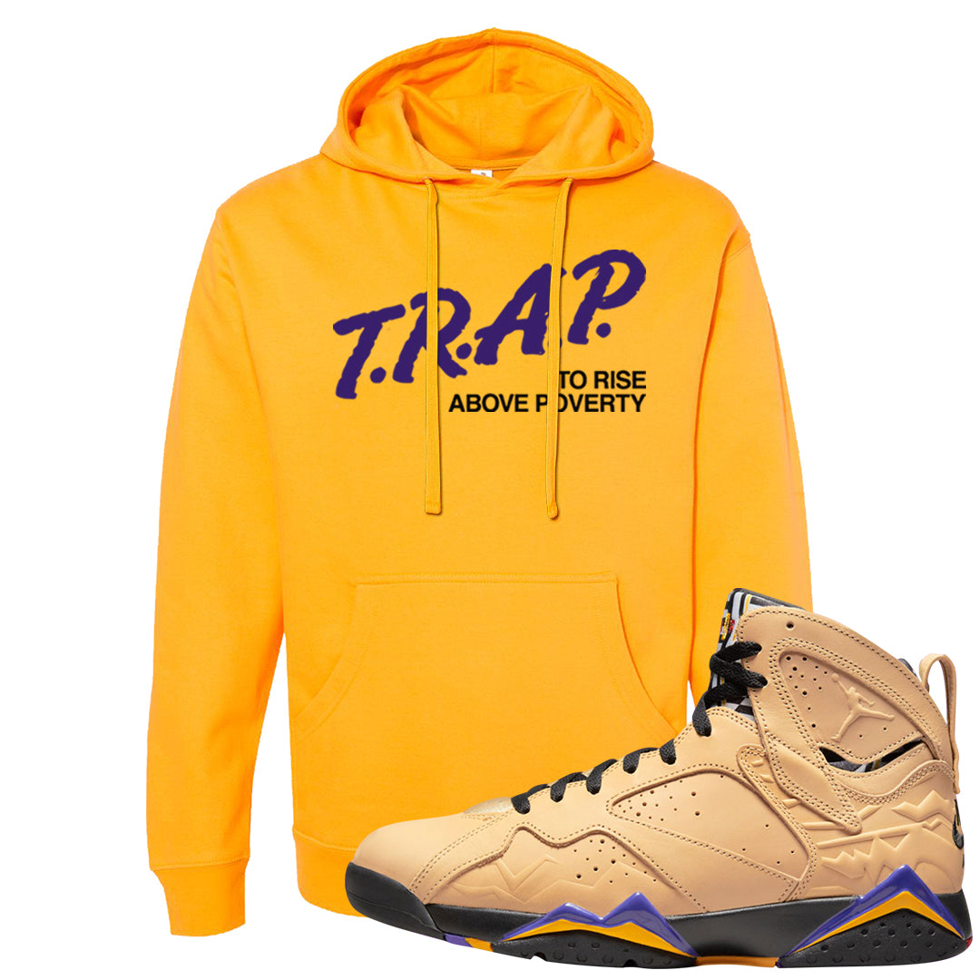 Afrobeats 7s Hoodie | Trap To Rise Above Poverty, Gold