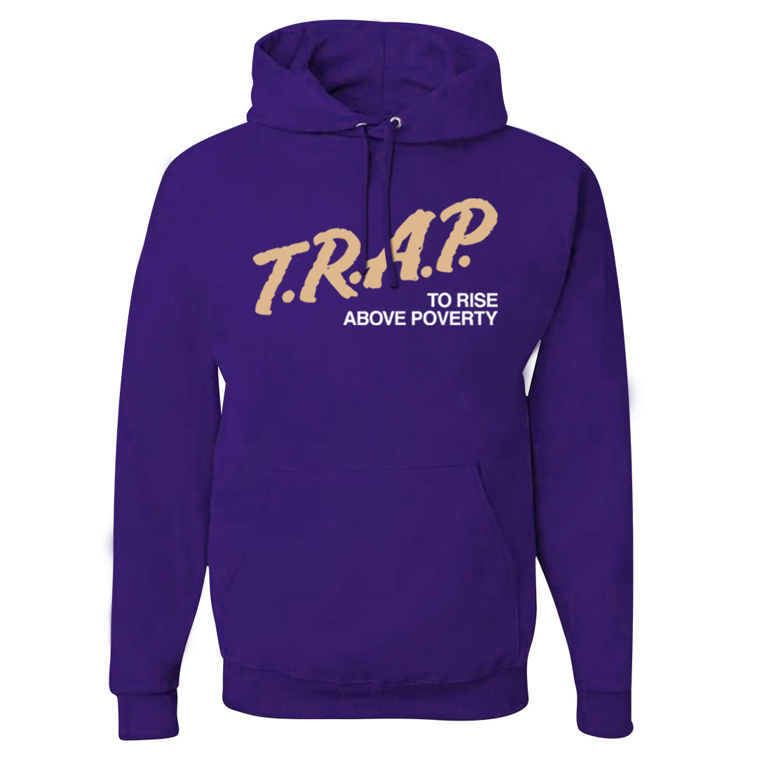 Afrobeats 7s Hoodie | Trap To Rise Above Poverty, Purple