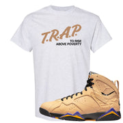 Afrobeats 7s T Shirt | Trap To Rise Above Poverty, Ash