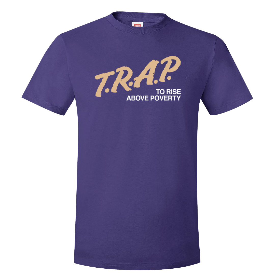 Afrobeats 7s T Shirt | Trap To Rise Above Poverty, Purple