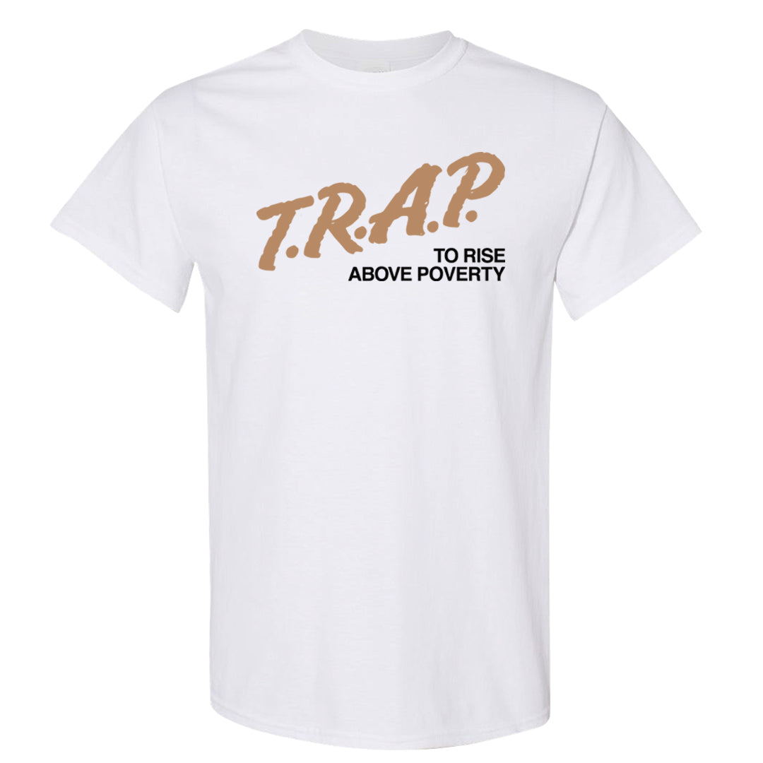 Afrobeats 7s T Shirt | Trap To Rise Above Poverty, White