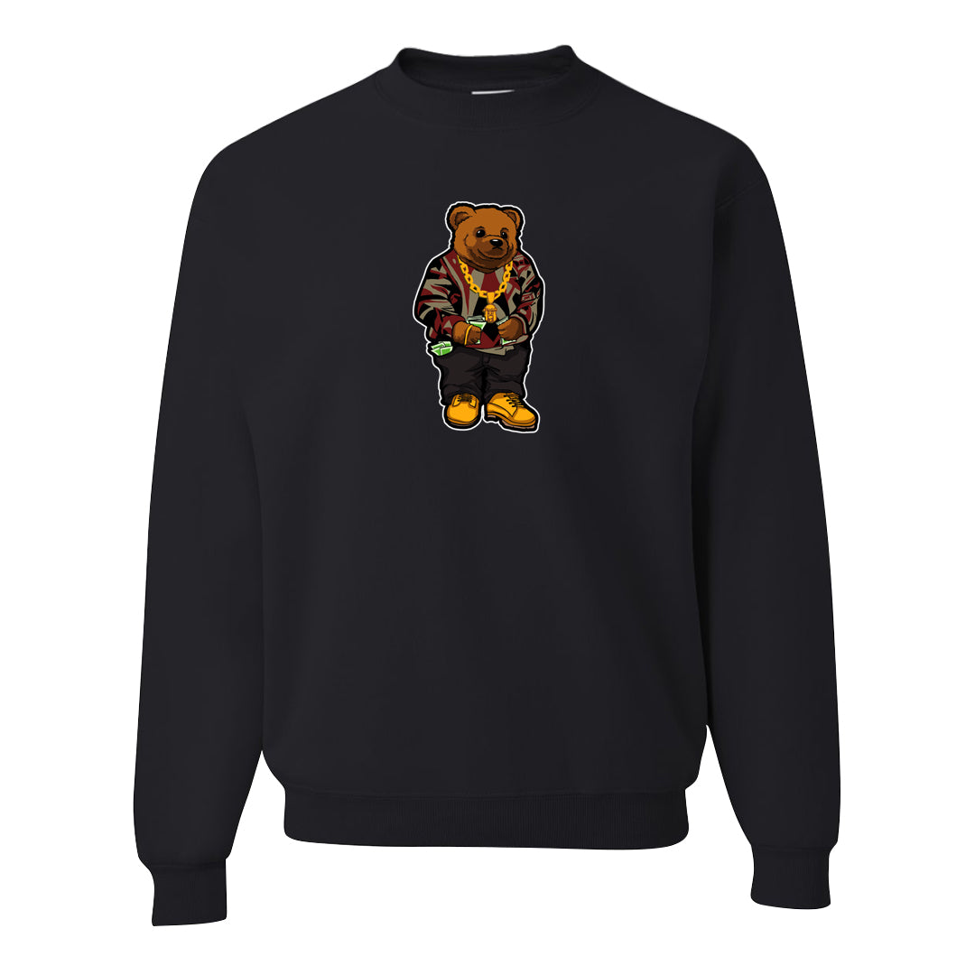 Black Olive 7s Crewneck Sweatshirt | Sweater Bear, Black