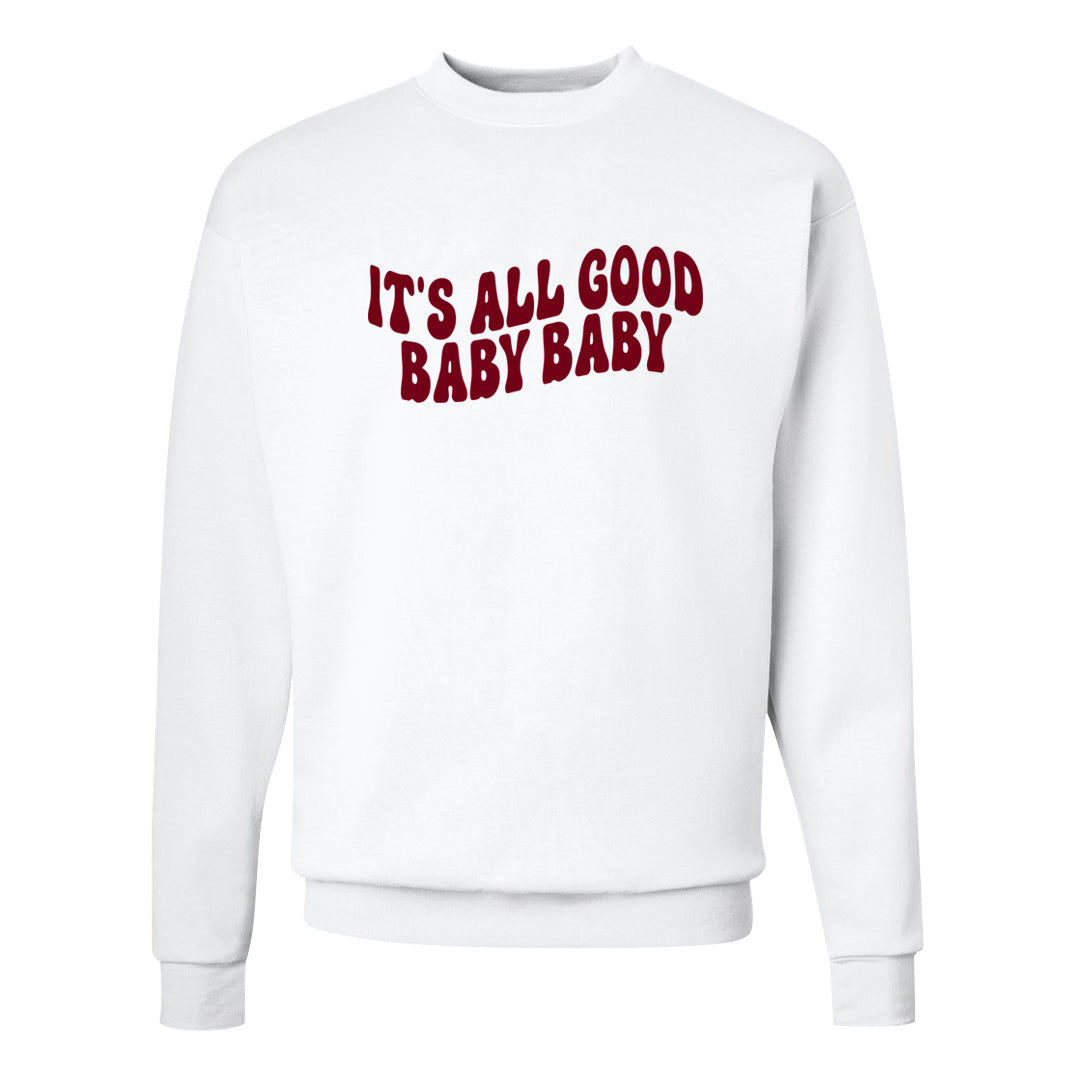Cardinal 7s Crewneck Sweatshirt | All Good Baby, White