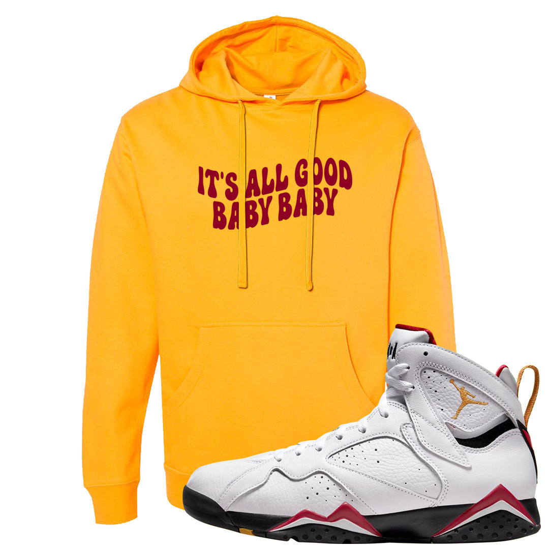 Cardinal 7s Hoodie | All Good Baby, Gold