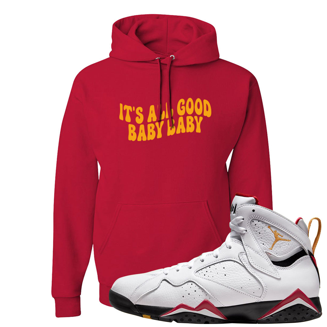 Cardinal 7s Hoodie | All Good Baby, Red