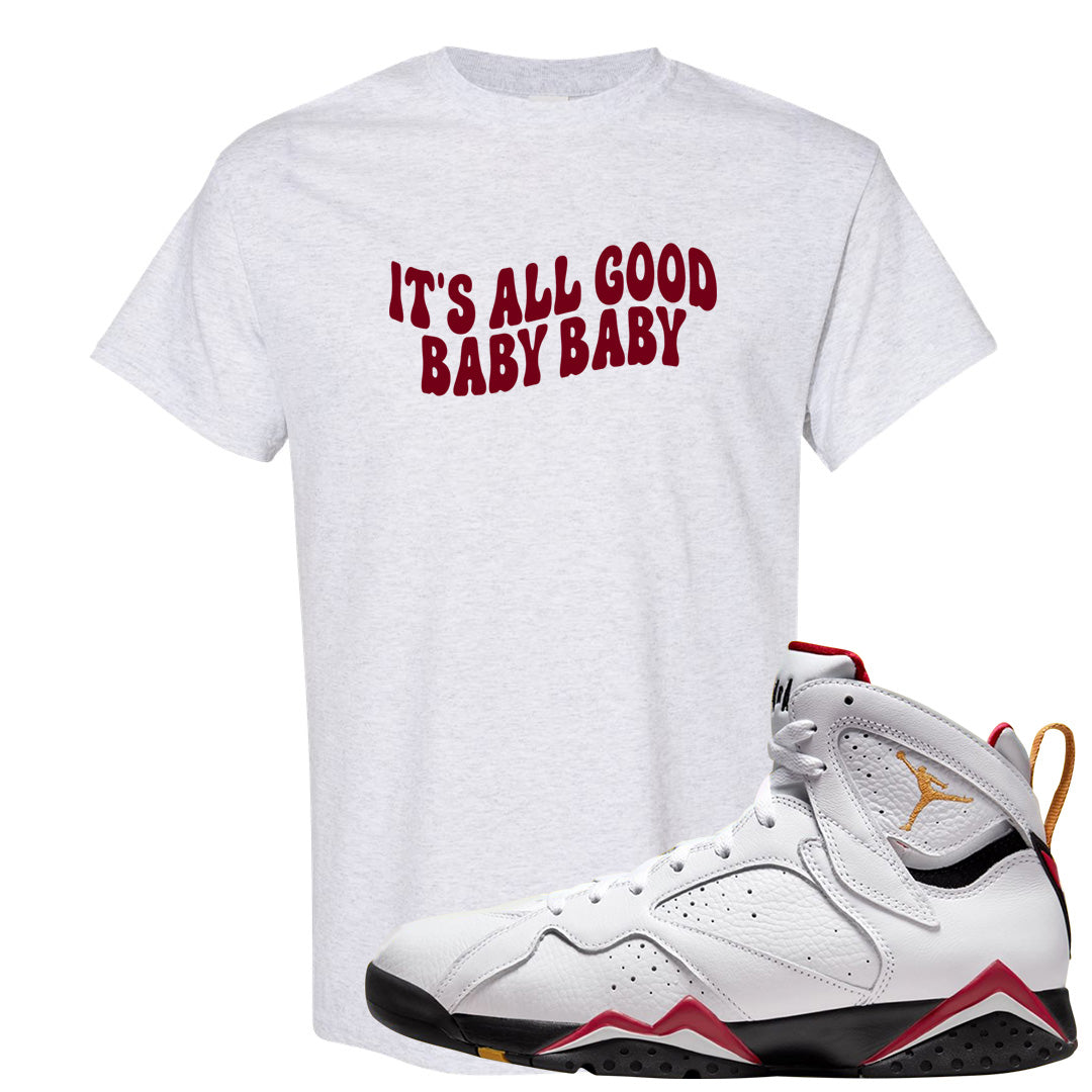 Cardinal 7s T Shirt | All Good Baby, Ash
