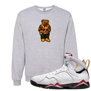 Cardinal 7s Crewneck Sweatshirt | Sweater Bear, Ash