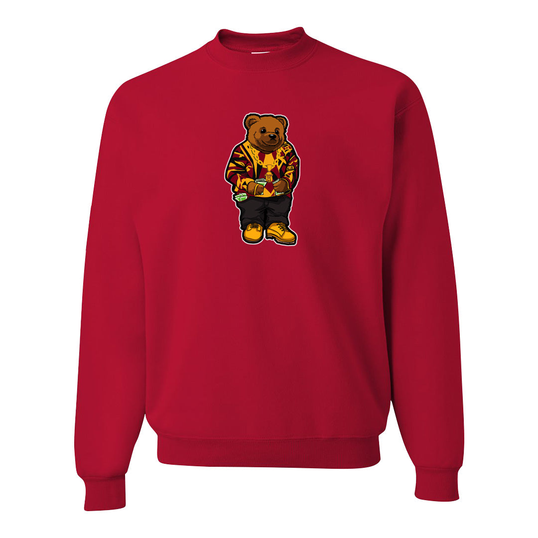 Cardinal 7s Crewneck Sweatshirt | Sweater Bear, Red