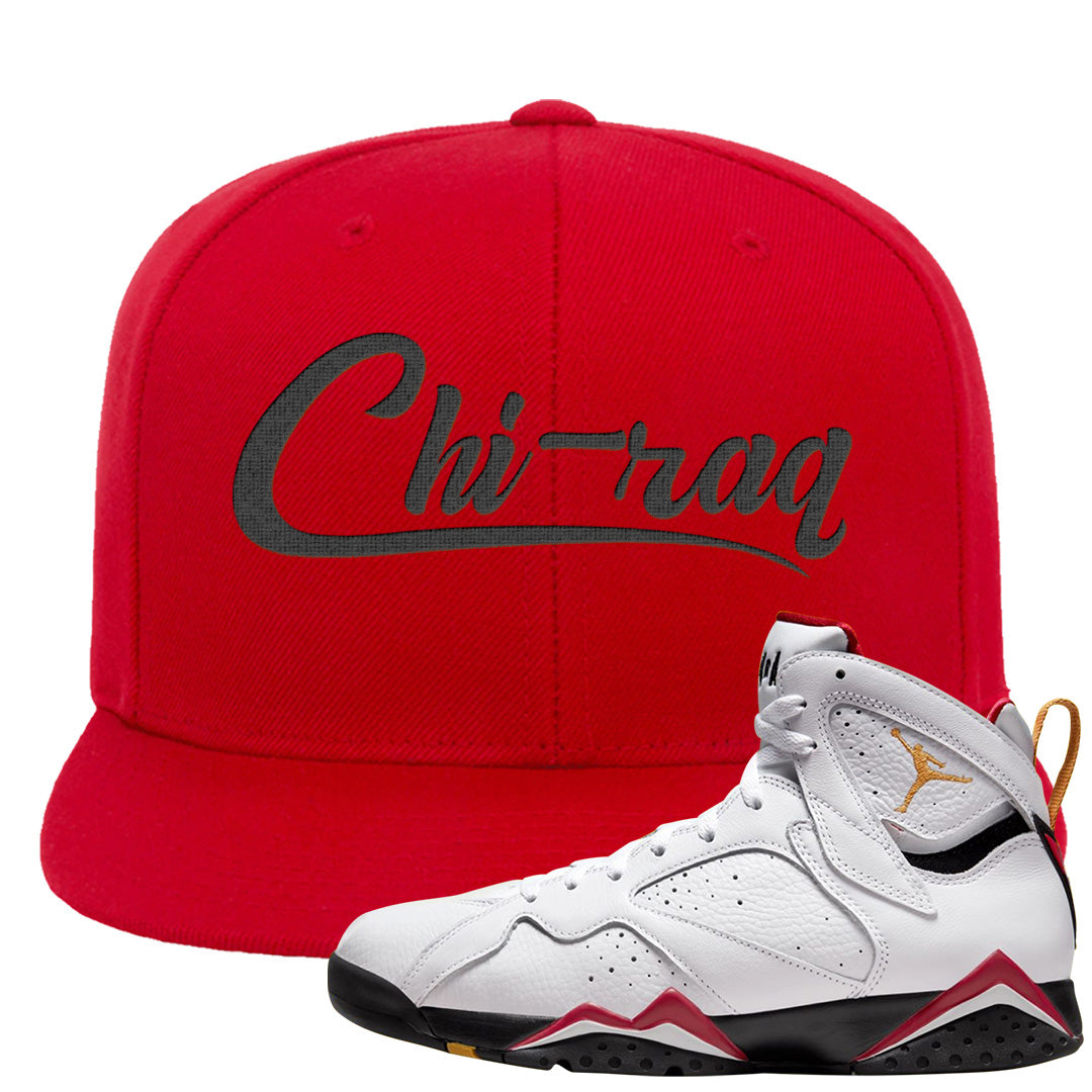 Cardinal 7s Snapback Hat | Chiraq, Red