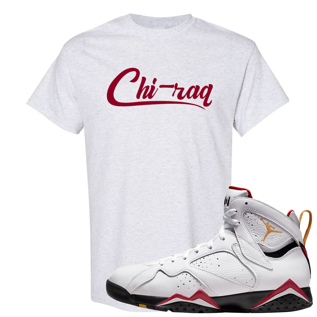 Cardinal 7s T Shirt | Chiraq, Ash
