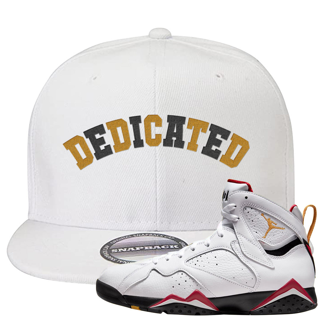 Cardinal 7s Snapback Hat | Dedicated, White