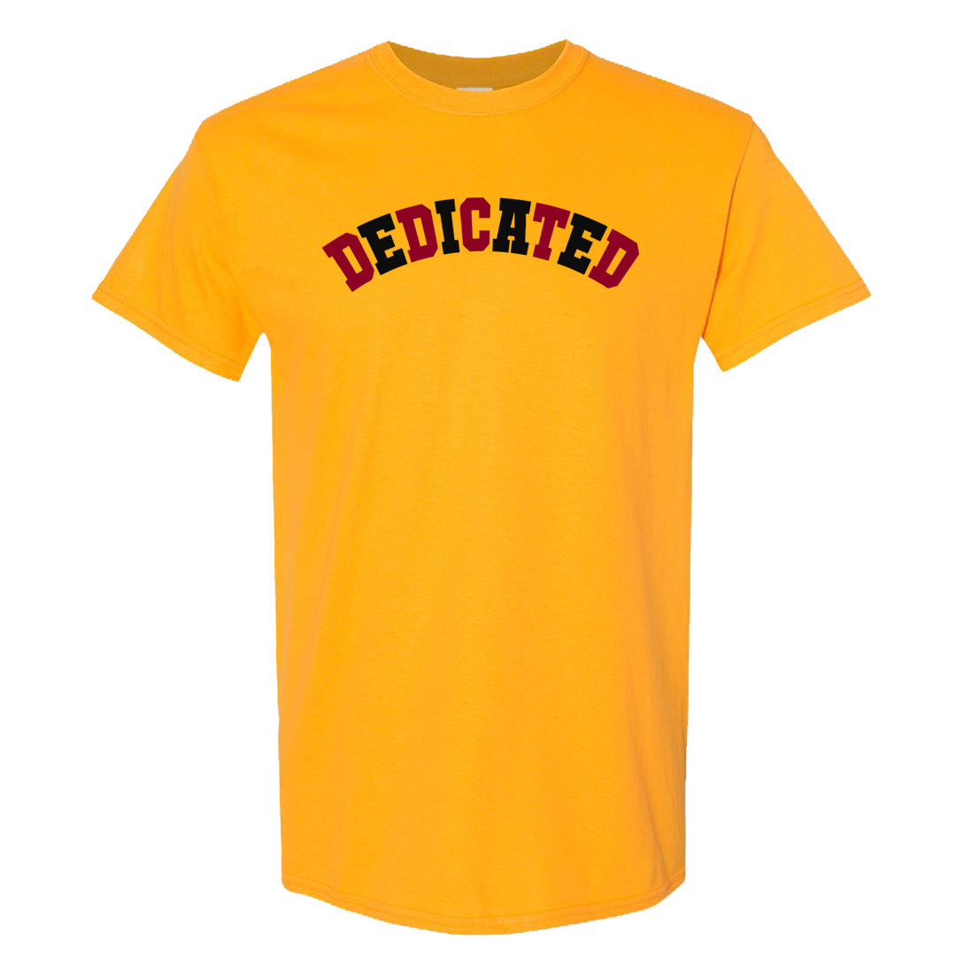 Cardinal 7s T Shirt | Dedicated, Gold