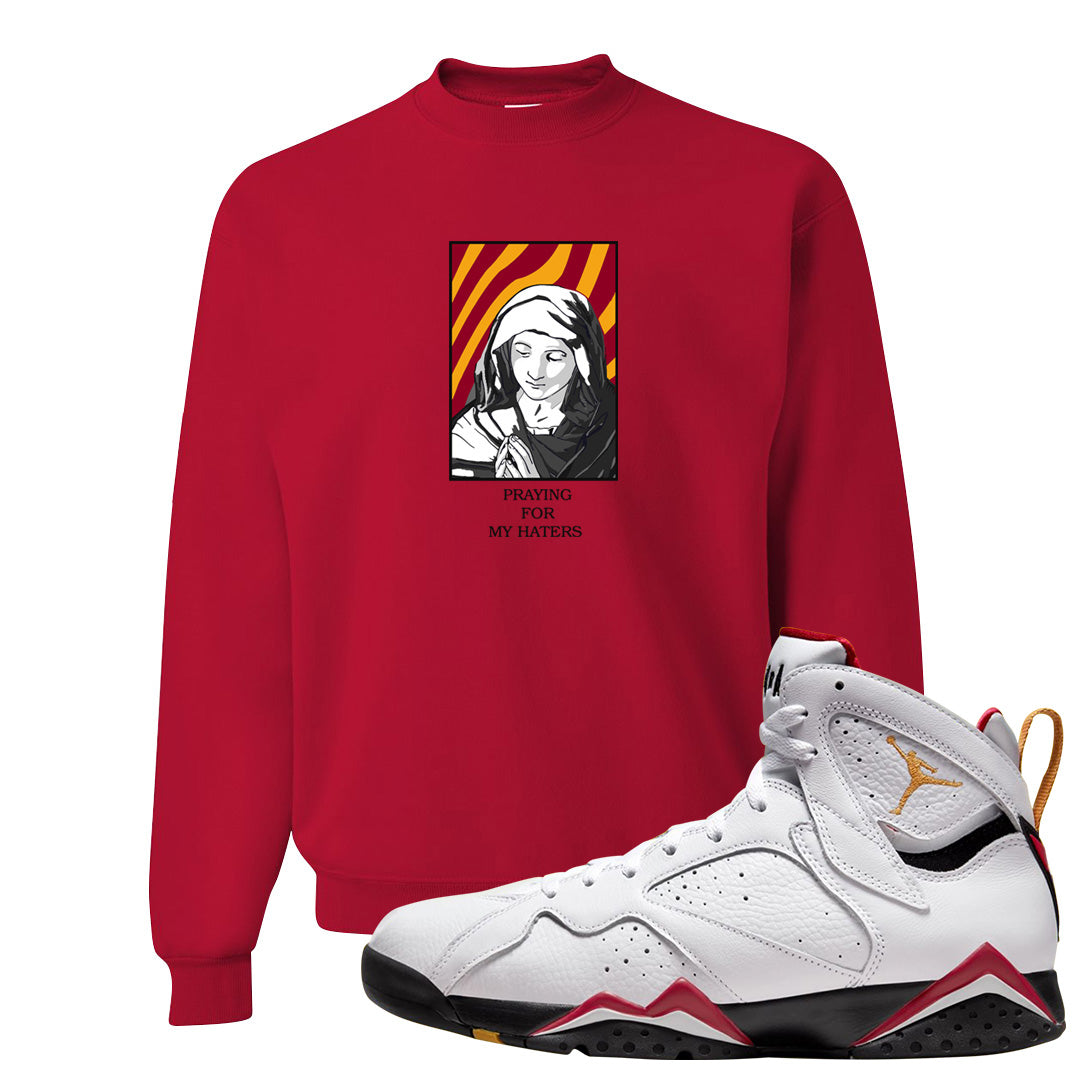 Cardinal 7s Crewneck Sweatshirt | God Told Me, Red
