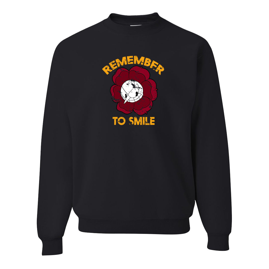 Cardinal 7s Crewneck Sweatshirt | Remember To Smile, Black