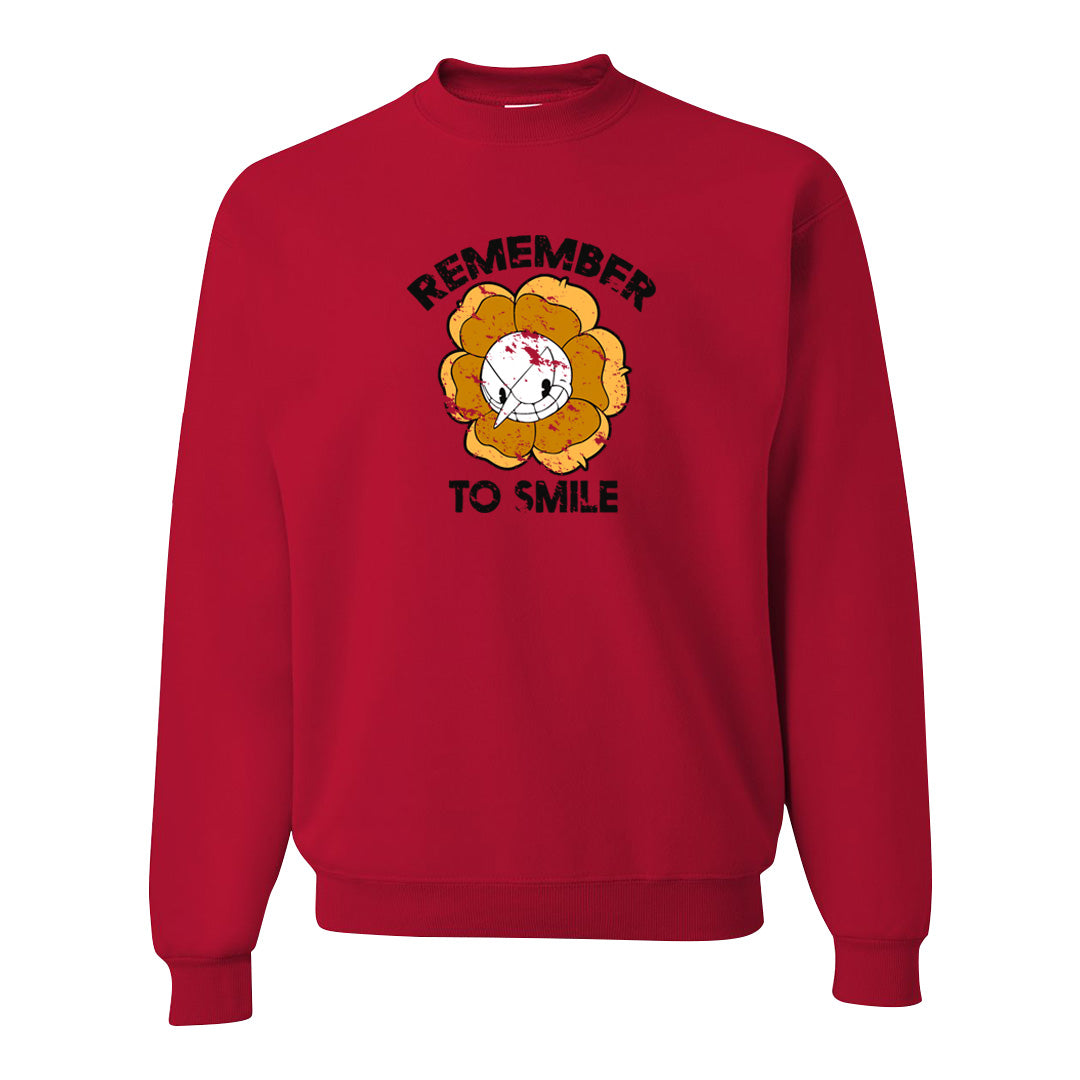Cardinal 7s Crewneck Sweatshirt | Remember To Smile, Red