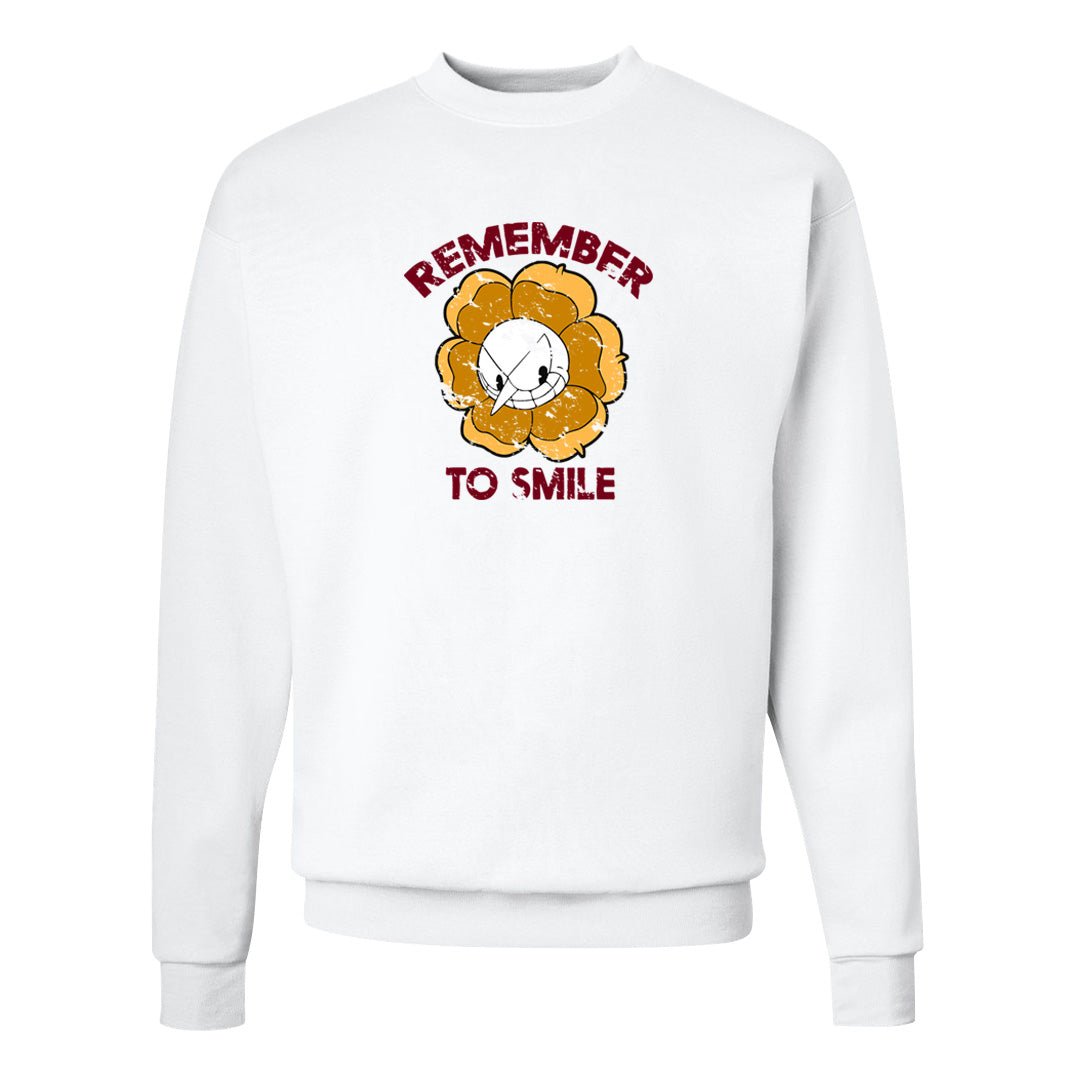 Cardinal 7s Crewneck Sweatshirt | Remember To Smile, White