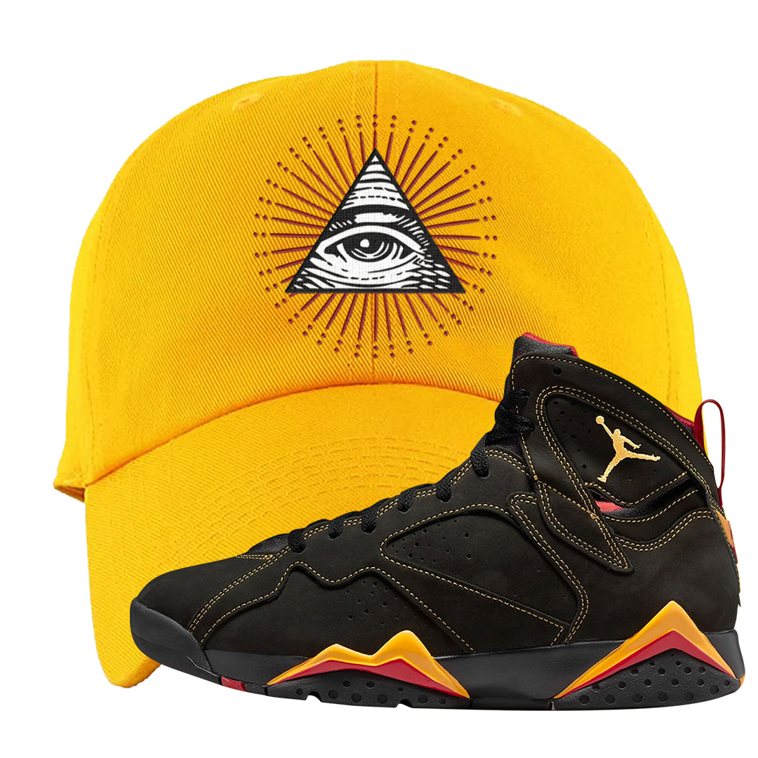 Citrus 7s Dad Hat | All Seeing Eye, Gold