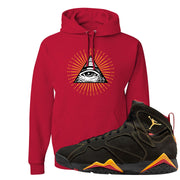 Citrus 7s Hoodie | All Seeing Eye, Red