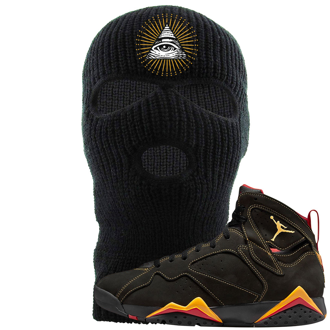 Citrus 7s Ski Mask | All Seeing Eye, Black