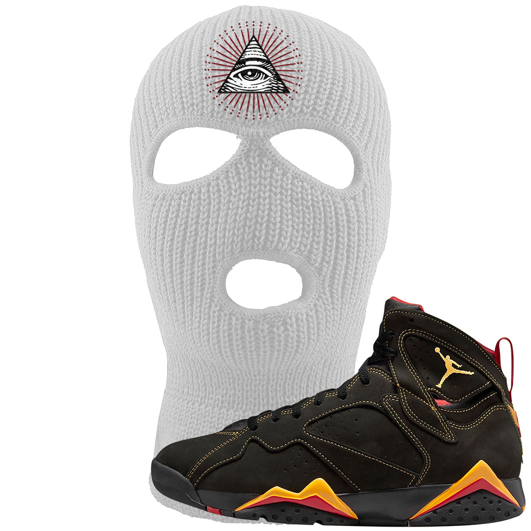 Citrus 7s Ski Mask | All Seeing Eye, White