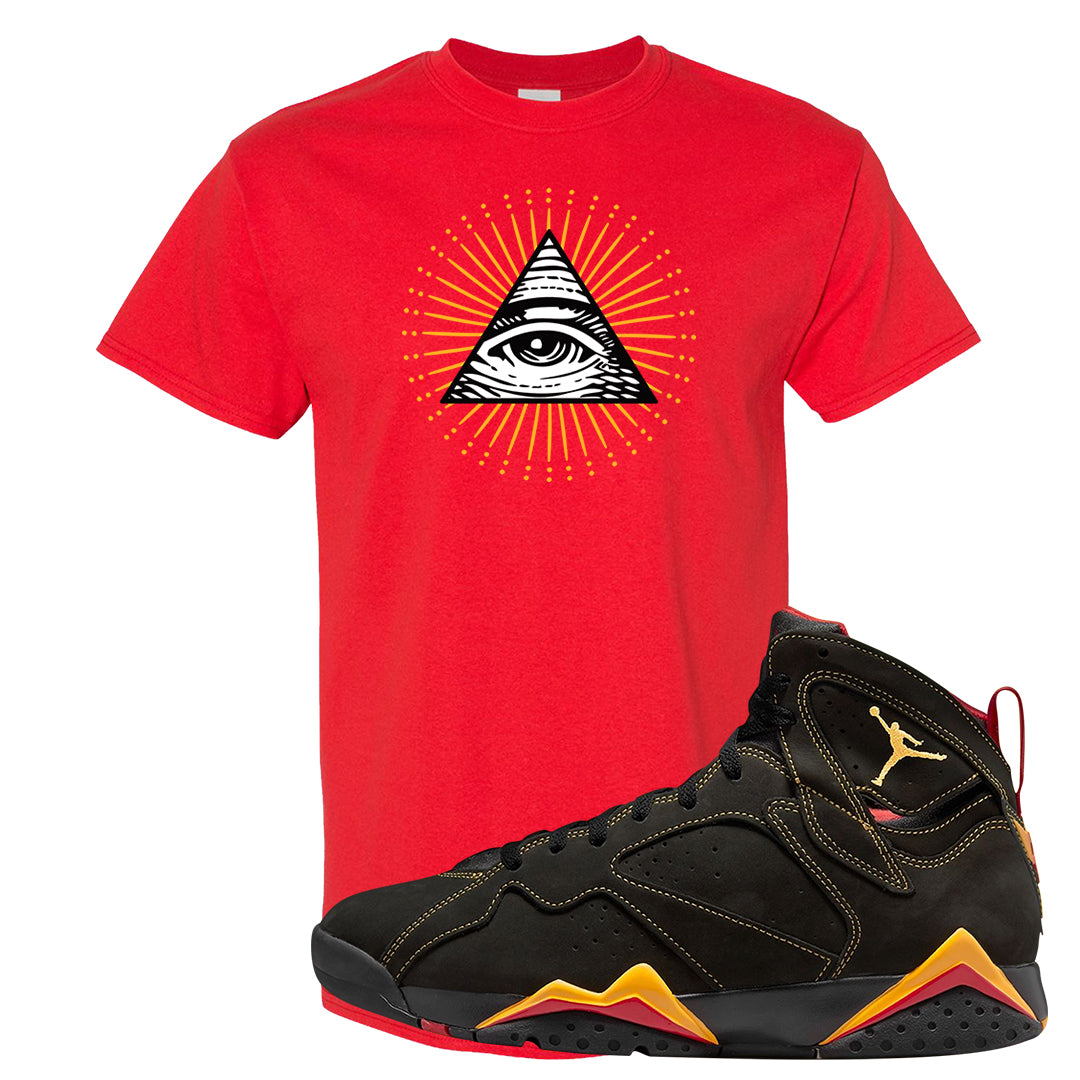 Citrus 7s T Shirt | All Seeing Eye, Red