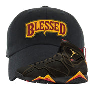 Citrus 7s Dad Hat | Blessed Arch, Black