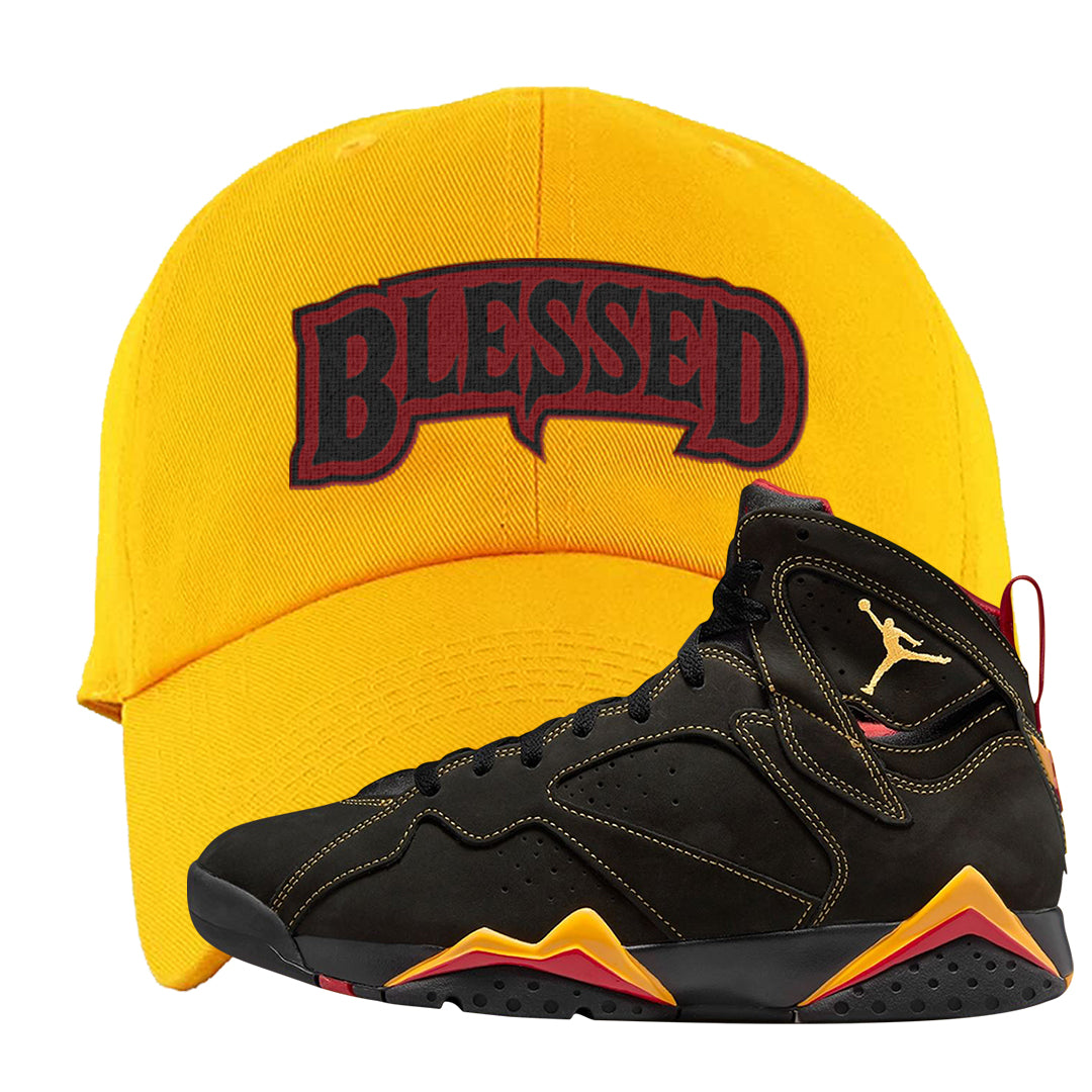 Citrus 7s Dad Hat | Blessed Arch, Gold