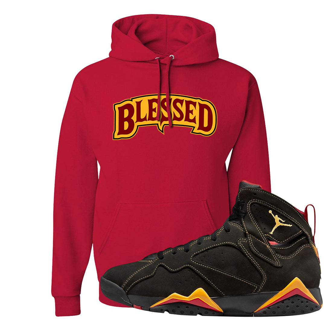 Citrus 7s Hoodie | Blessed Arch, Red