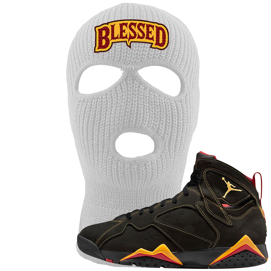 Citrus 7s Ski Mask | Blessed Arch, White