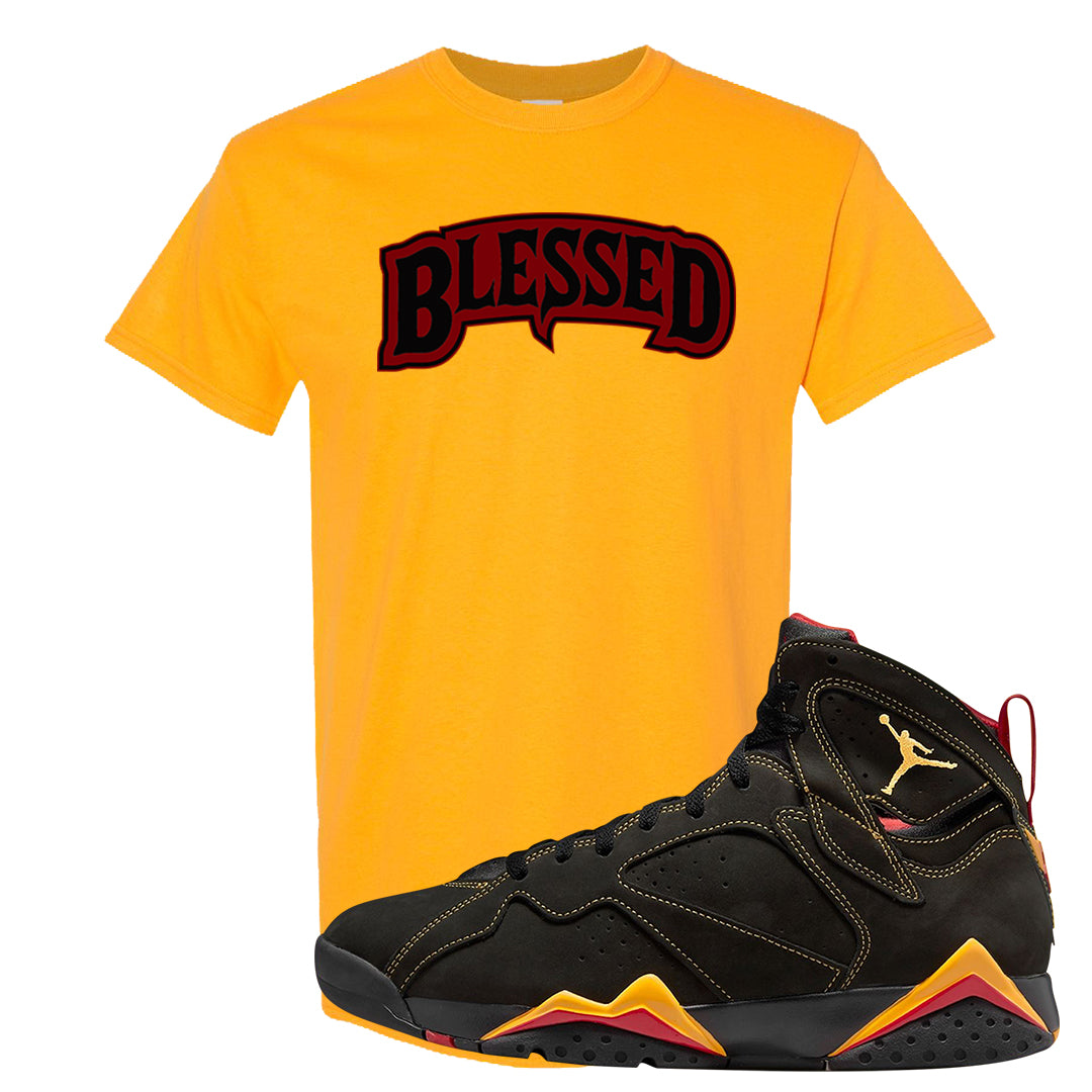 Citrus 7s T Shirt | Blessed Arch, Gold