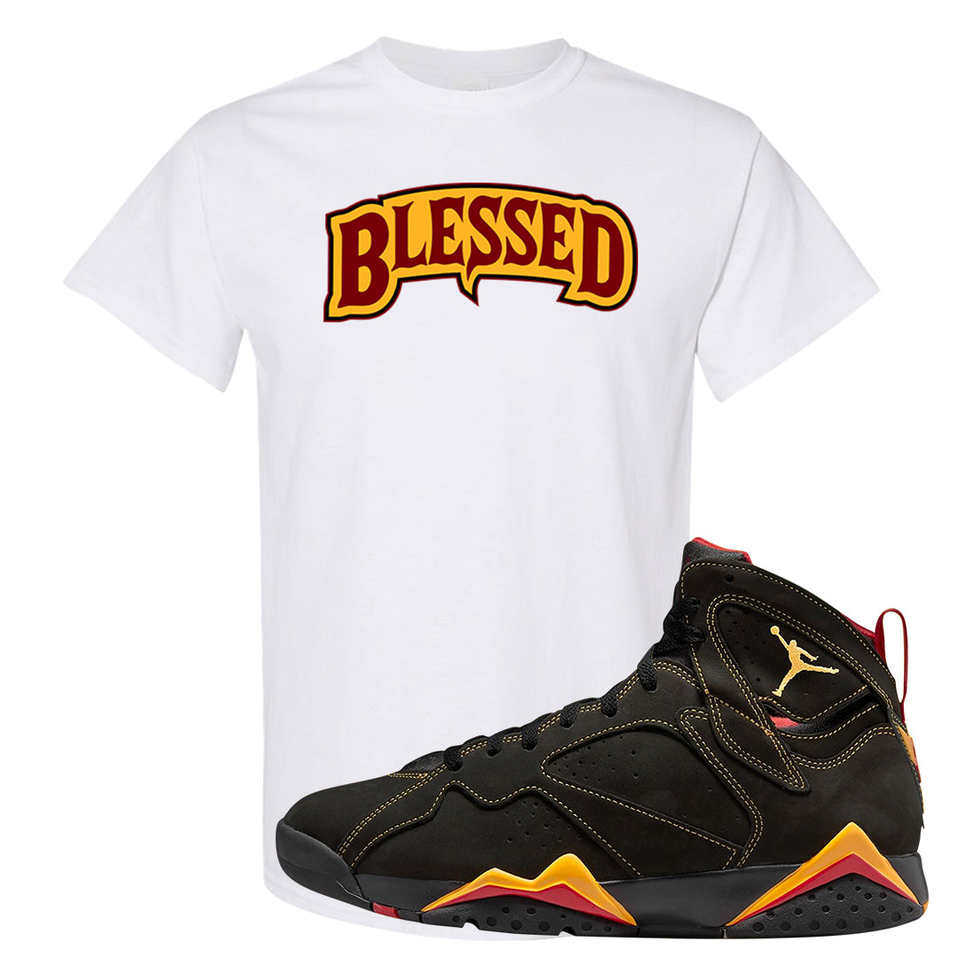 Citrus 7s T Shirt | Blessed Arch, White