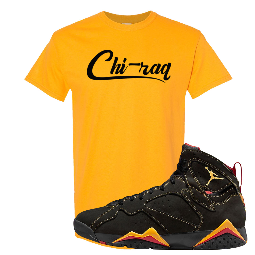 Citrus 7s T Shirt | Chiraq, Gold