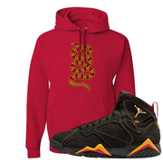 Citrus 7s Hoodie | Coiled Snake, Red