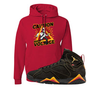 Citrus 7s Hoodie | Caution High Voltage, Red