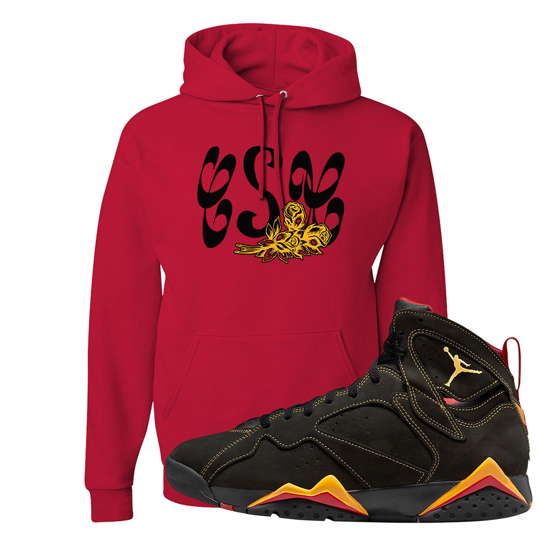 Citrus 7s Hoodie | Certified Sneakerhead, Red