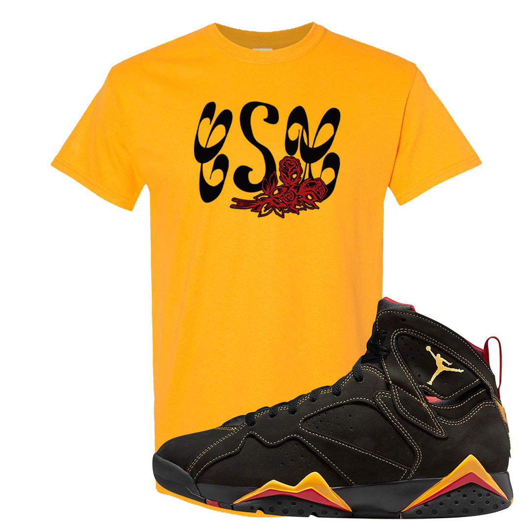 Citrus 7s T Shirt | Certified Sneakerhead, Gold