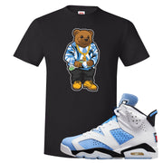 UNC 6s T Shirt | Sweater Bear, Black