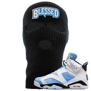 UNC 6s Ski Mask | Blessed Arch, Black