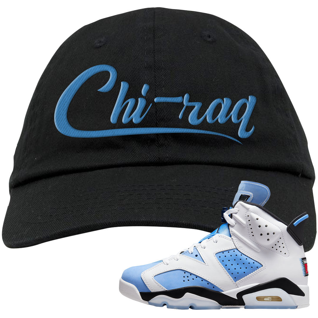 UNC 6s Dad Hat | Chiraq, Black