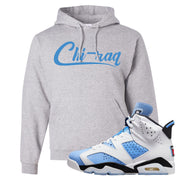 UNC 6s Hoodie | Chiraq, Ash