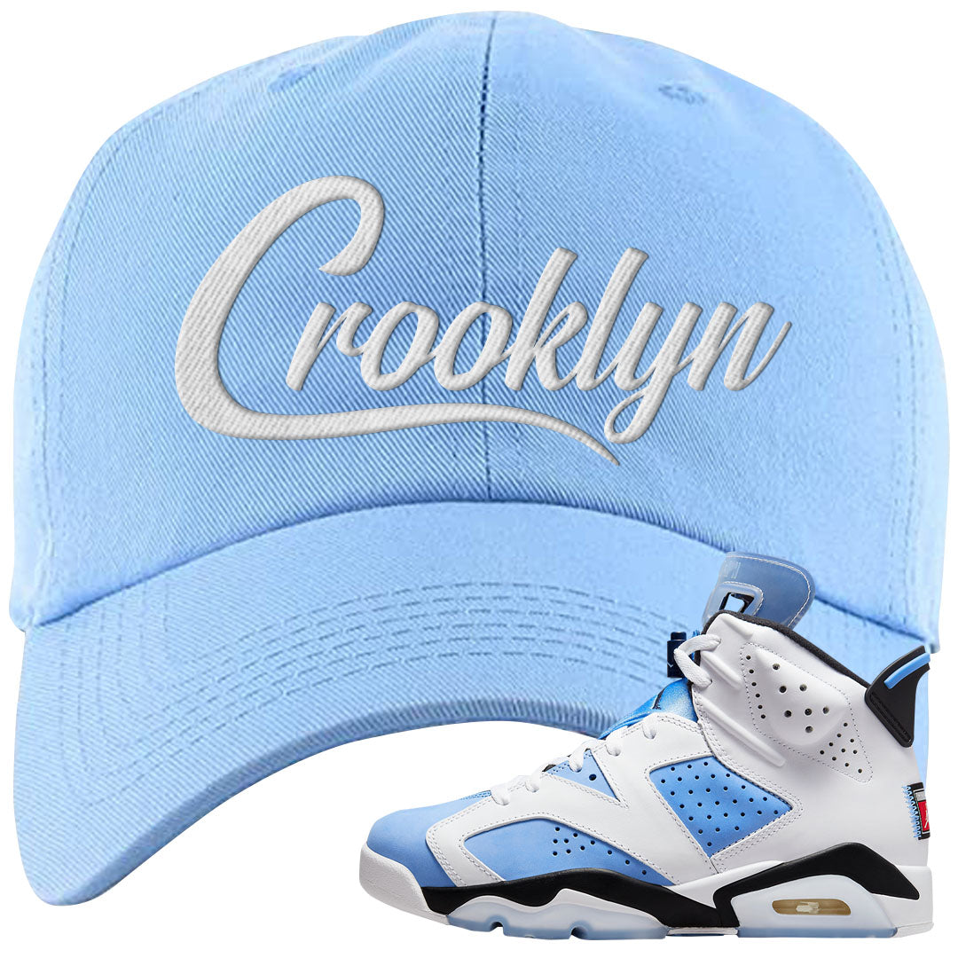 UNC 6s Dad Hat | Crooklyn, Light Blue