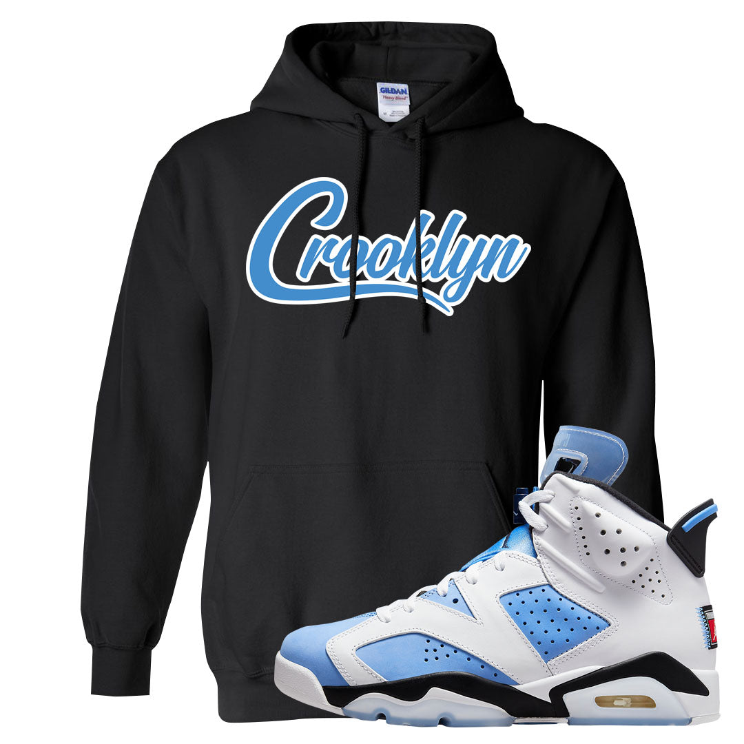 UNC 6s Hoodie | Crooklyn, Black