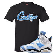 UNC 6s T Shirt | Crooklyn, Black