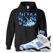 UNC 6s Hoodie | Certified Sneakerhead, Black