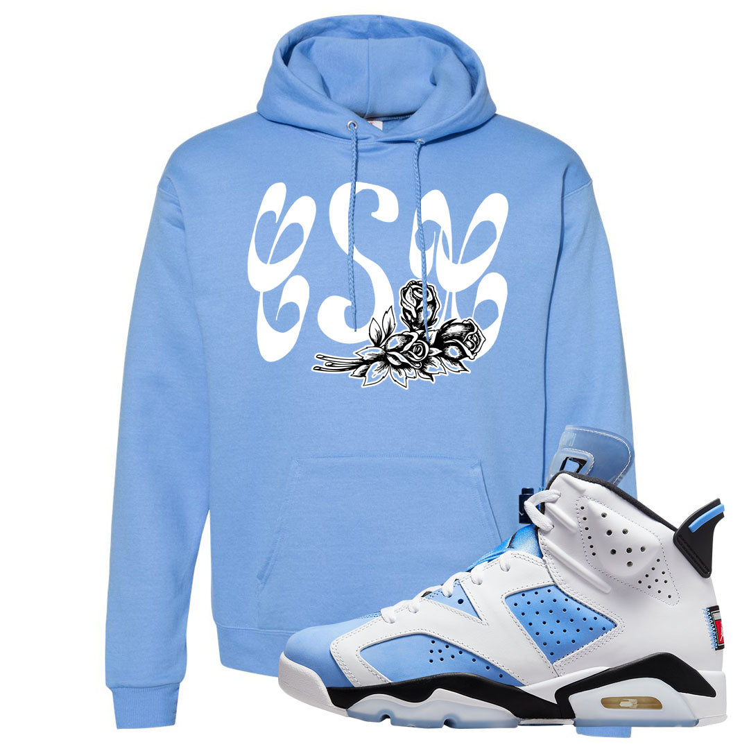 UNC 6s Hoodie | Certified Sneakerhead, Carolina Blue