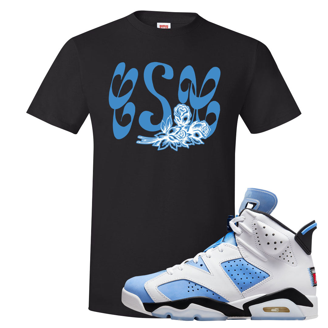 UNC 6s T Shirt | Certified Sneakerhead, Black