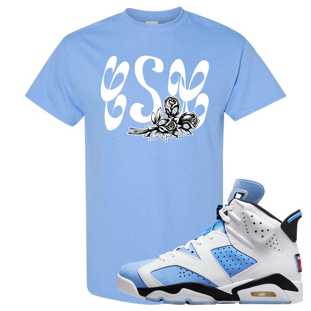 UNC 6s T Shirt | Certified Sneakerhead, Carolina Blue