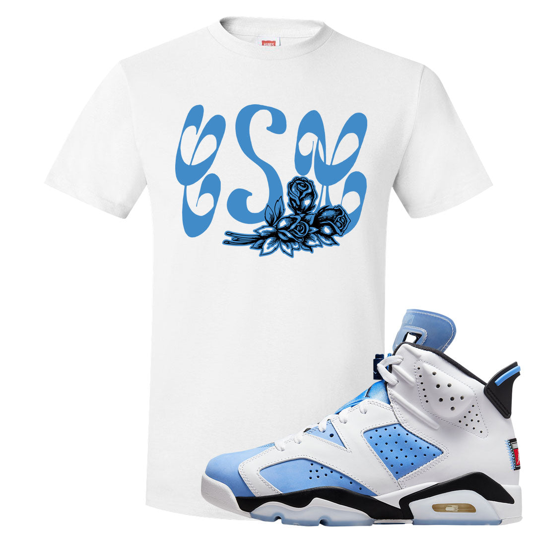 UNC 6s T Shirt | Certified Sneakerhead, White