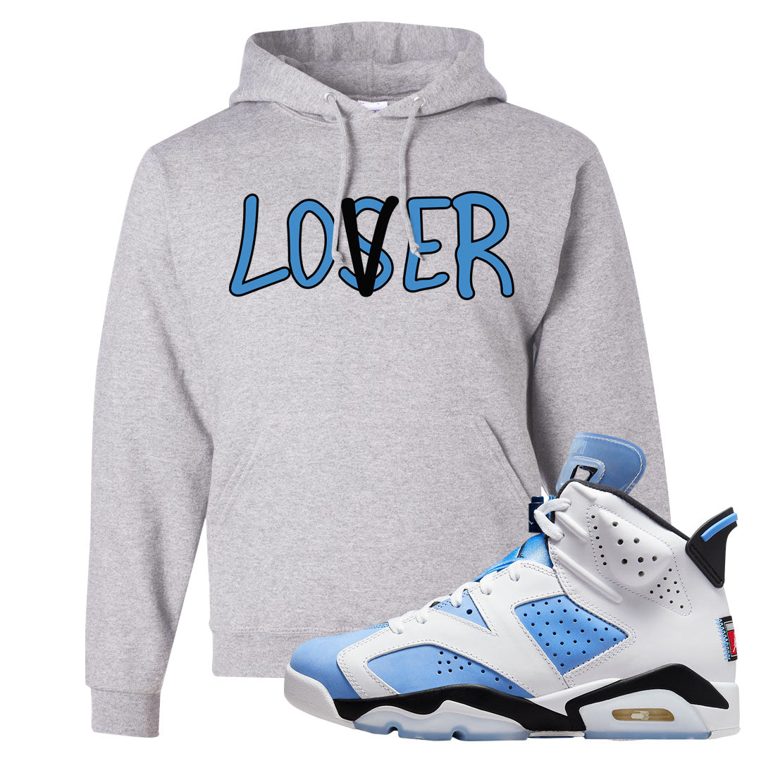 UNC 6s Hoodie | Lover, Ash